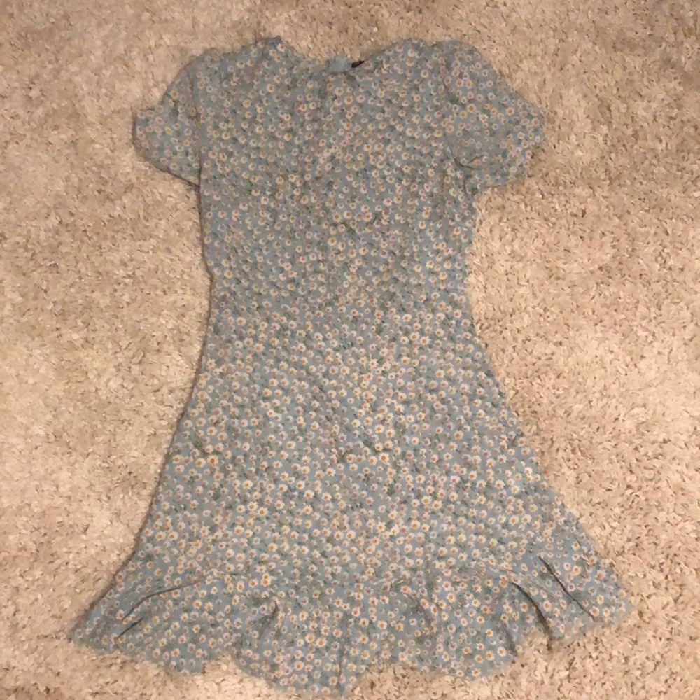 Blue Floral Dress